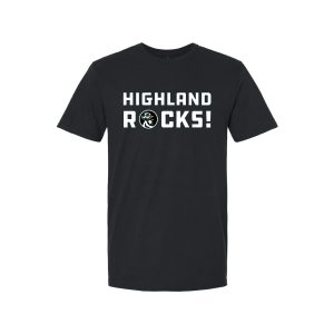 Gildan Softstyle® "Highland Rocks!" T-Shirt - Black