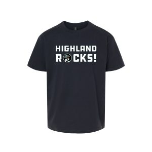 Gildan Youth Softstyle® "Highland Rocks" Black T-Shirt