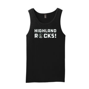 District® The Concert Tank® Black "Highland Rocks" Tank