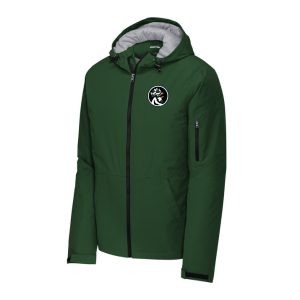 Sport-Tek® Waterproof Insulated Highland Rooster Embroidered Logo Forest Green Jacket