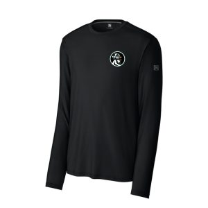 Richardson Clutch Long Sleeve Tee - Black - with DTF Highland Rooster Logo