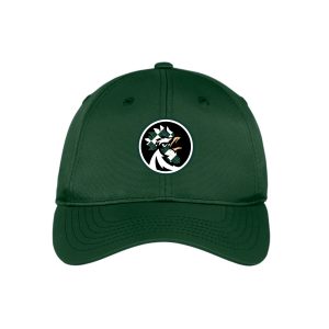 Sport-Tek® Dry Zone® Nylon Cap - Forest Green with Embroidered Highland Rooster Logo