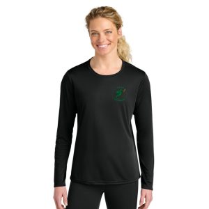 A4 Women's Cooling Performance Long Sleeve Tee with "Jade Dragons" DTF Left Chest