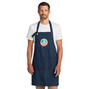 Port Authority® Signature Denim Apron with "World Beat" DTF Logo