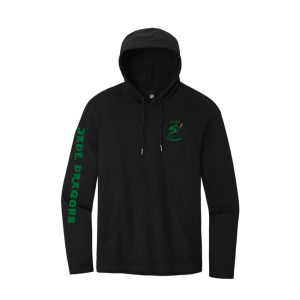 District ® Featherweight French Terry ™ Hoodie with DTF "Jade Dragons" Logo Left Chest & Down Right Sleeve