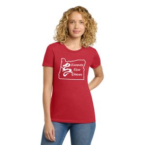 Next Level Apparel® Women's CVC Tee with Full Front "Willamette River Dragons" DTF Logo