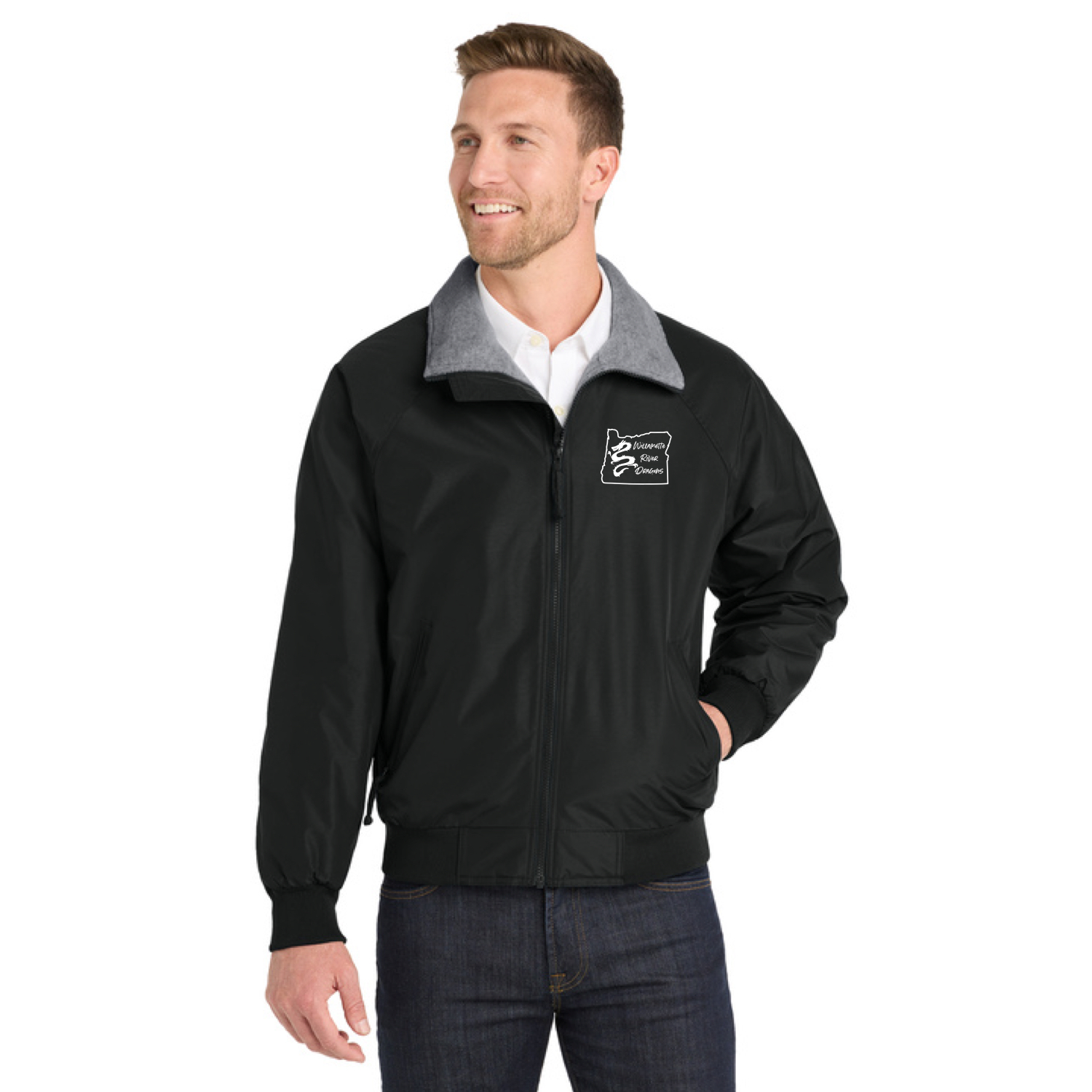 Port Authority® Tall Challenger™ Jacket with "Willamette River Dragons" Logo Embroidered Left Chest